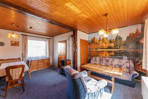 Wohnzimmer - Doppelhaushälfte in 77694 Kehl mit 109m² kaufen