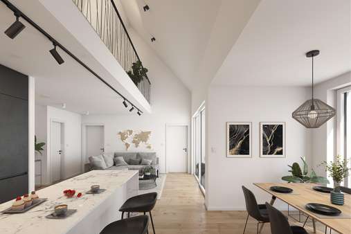 Innenansicht 1 - Dachgeschosswohnung in 77654 Offenburg mit 81m² kaufen