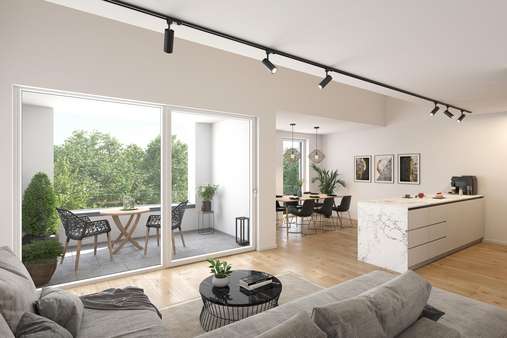 Innenansicht 2 - Dachgeschosswohnung in 77654 Offenburg mit 81m² kaufen