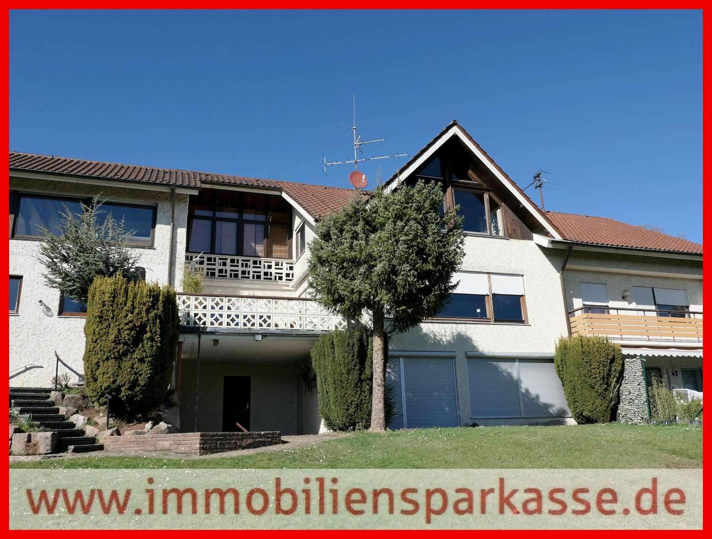 Rückansicht - Dachgeschosswohnung in 75399 Unterreichenbach mit 108m² kaufen