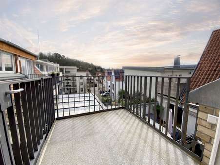 ... Balkon mit Senderblick - Dachgeschosswohnung in 75417 Mühlacker mit 104m² kaufen