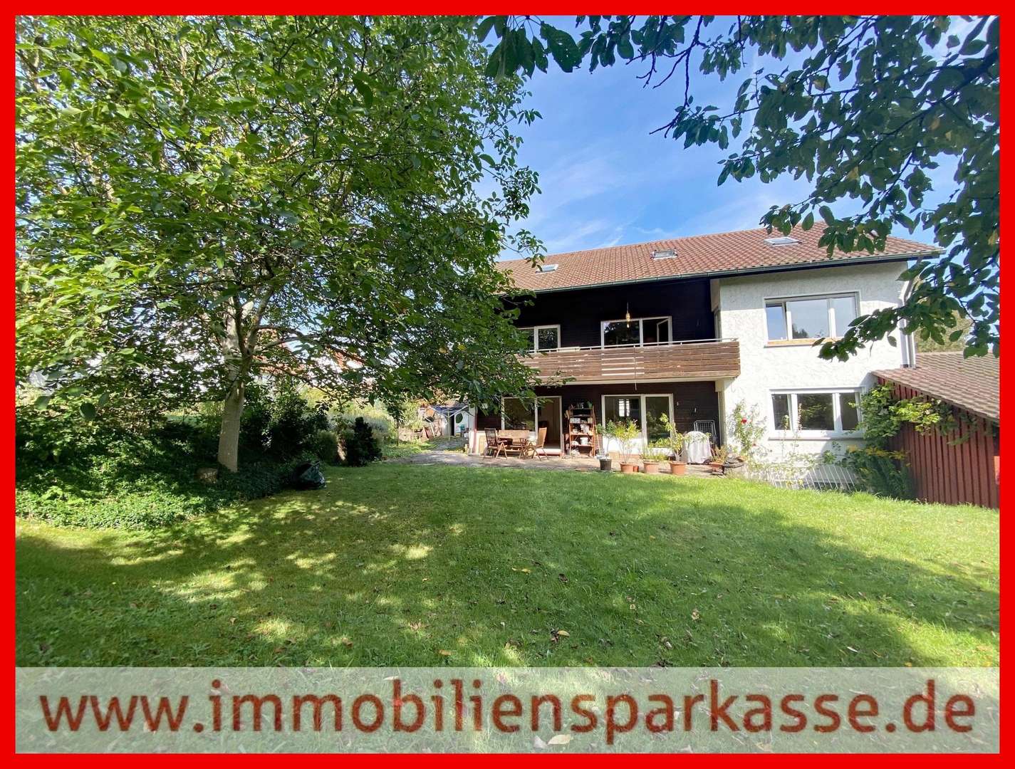 Ansicht vom Garten Ansicht vom Garten - Mehrfamilienhaus in 75365 Calw mit 263m² kaufen