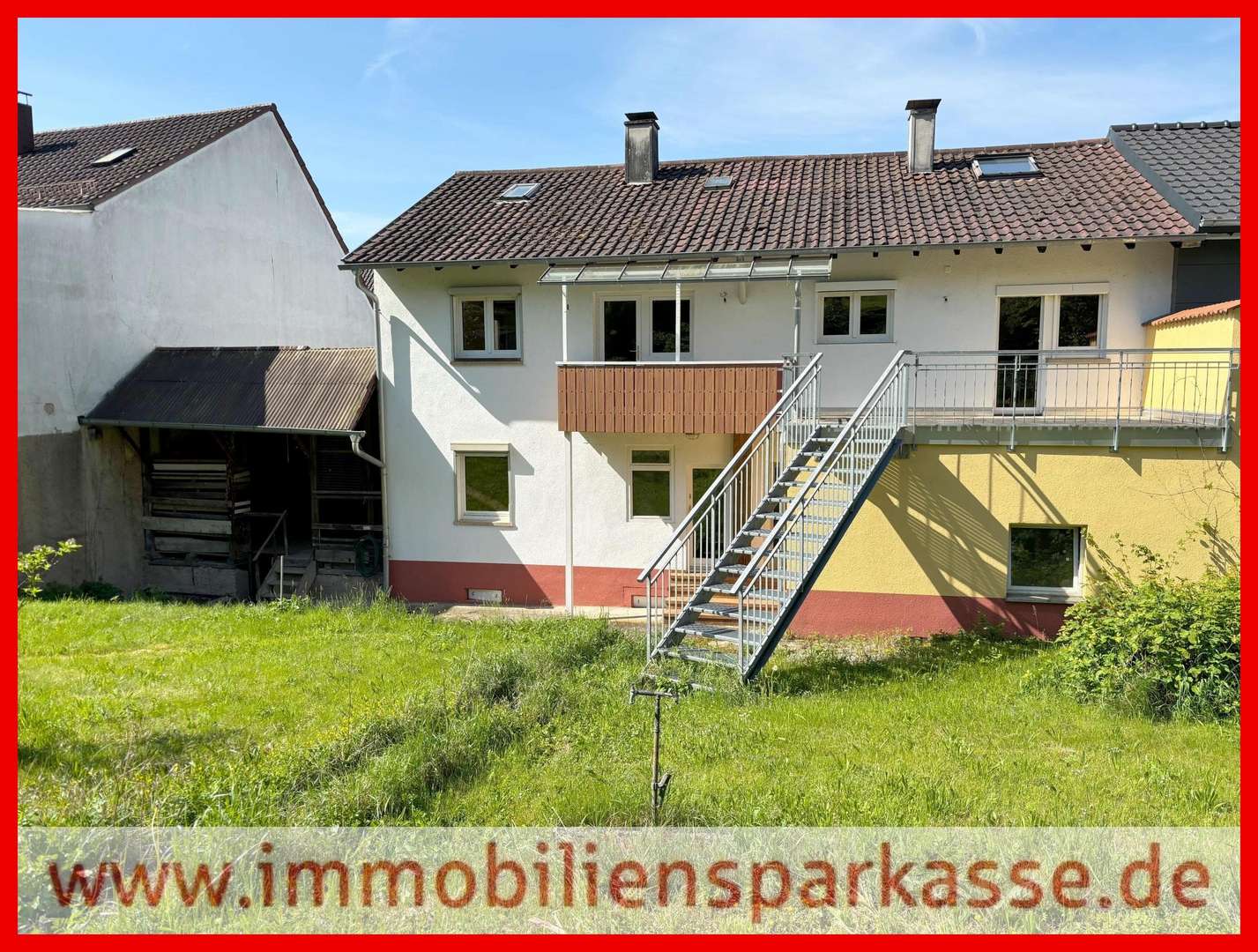 Gartenansicht - Doppelhaushälfte in 75236 Kämpfelbach mit 164m² kaufen
