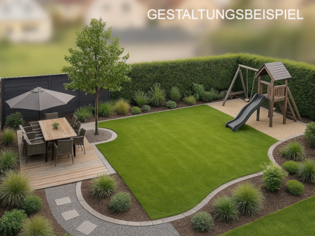 Hauptgarten - KI generiert Hauptgarten - KI generiert - Einfamilienhaus in 75180 Pforzheim mit 88m² kaufen