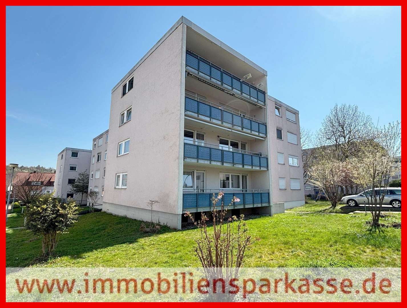 Balkonansicht - Etagenwohnung in 75417 Mühlacker mit 89m² kaufen