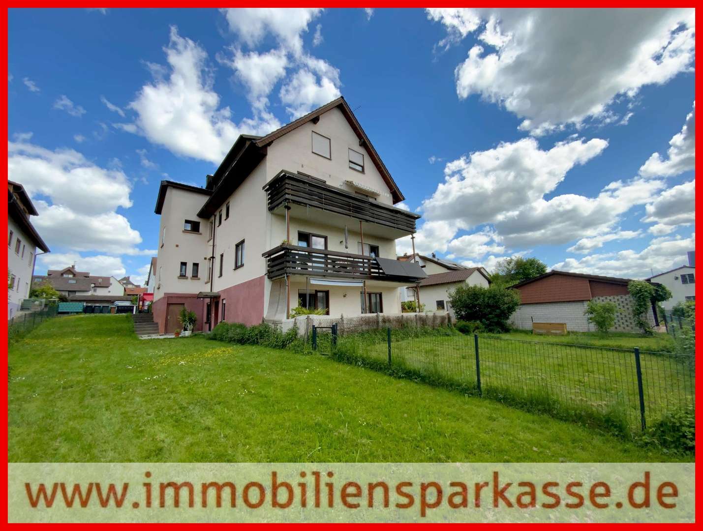 Gartenansicht Gartenansicht - Mehrfamilienhaus in 75196 Remchingen mit 376m² kaufen