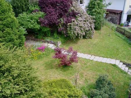 Gartenansicht von oben - Einfamilienhaus in 75239 Eisingen mit 151m² kaufen