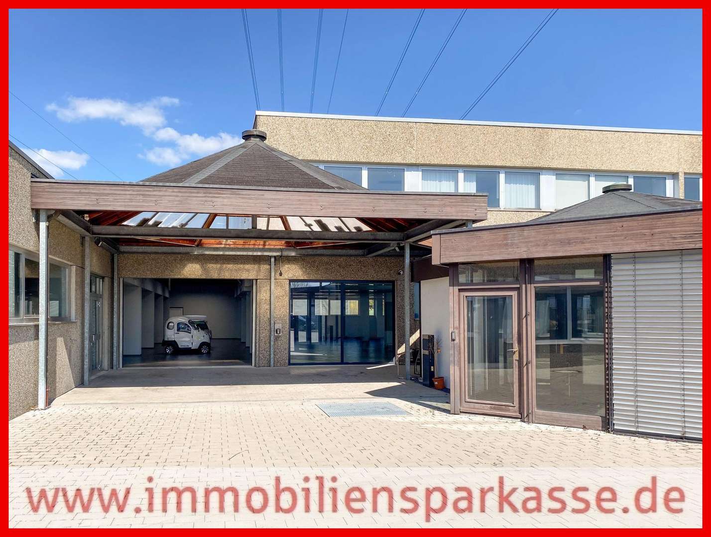 Blick in die Halle - Halle in 75446 Wiernsheim mit 1682m² kaufen