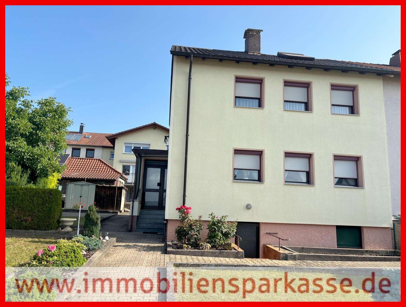 Hausansicht Hausansicht - Doppelhaushälfte in 75181 Pforzheim mit 90m² kaufen