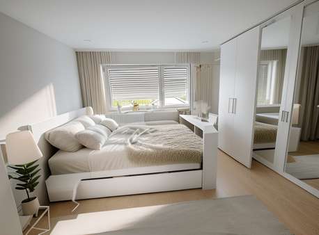 Schlafzimmer Schlafzimmer - Etagenwohnung in 75365 Calw, Heumaden mit 64m² kaufen