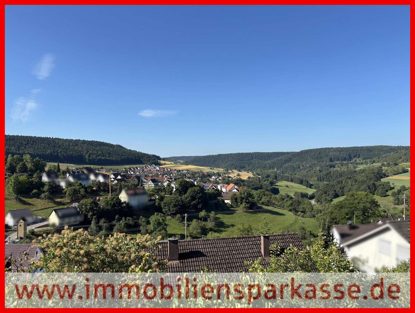 Aussicht vom Wohnzimmer 2 Aussicht vom Wohnzimmer 2 - Einfamilienhaus in 72202 Nagold mit 158m² kaufen