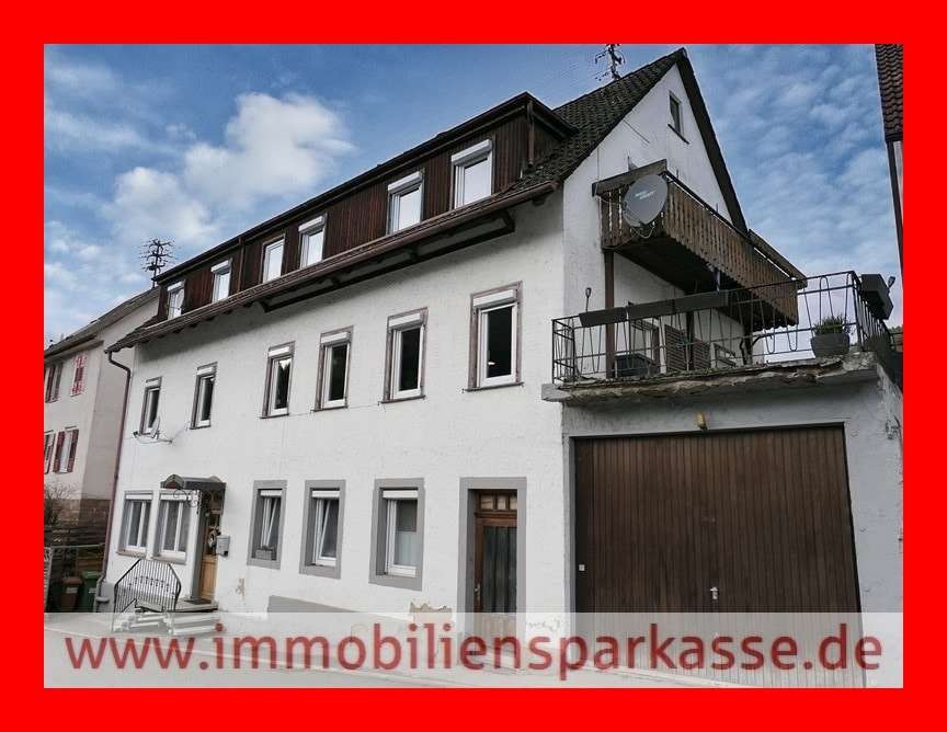 Außenansicht - Zweifamilienhaus in 75385 Bad Teinach-Zavelstein mit 242m² kaufen