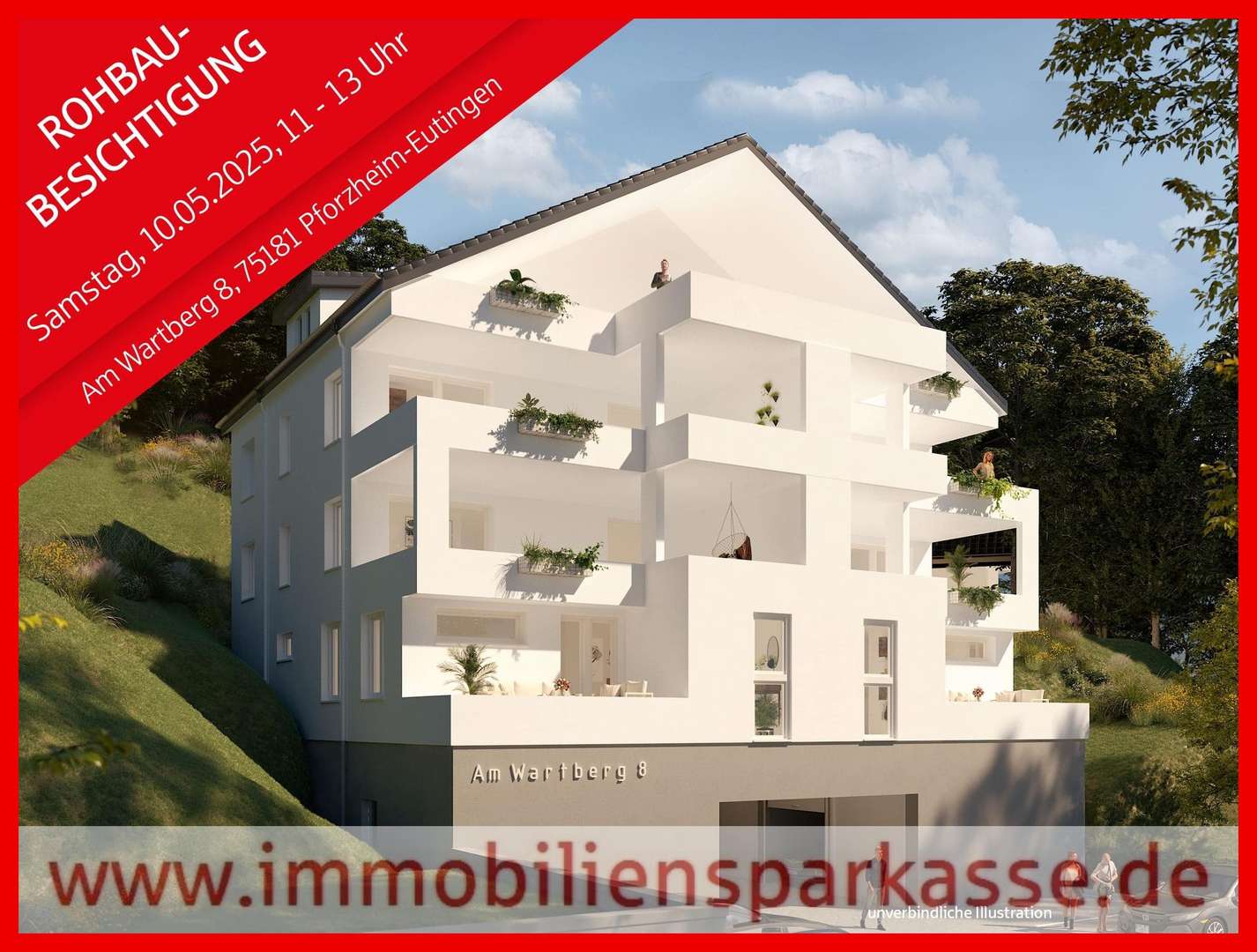 modern Wohnen - Etagenwohnung in 75181 Pforzheim mit 88m² kaufen