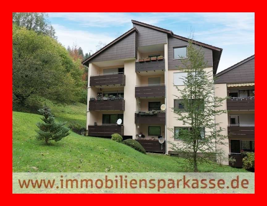 Ansicht Balkon - Etagenwohnung in 75399 Unterreichenbach mit 40m² kaufen