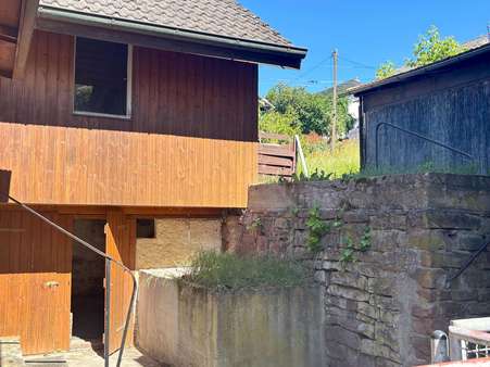 Anbau Aufgang/Garten - Bauernhaus in 75334 Straubenhardt mit 110m² kaufen