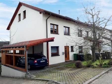 Hausansicht 2 - Doppelhaushälfte in 75217 Birkenfeld mit 144m² kaufen