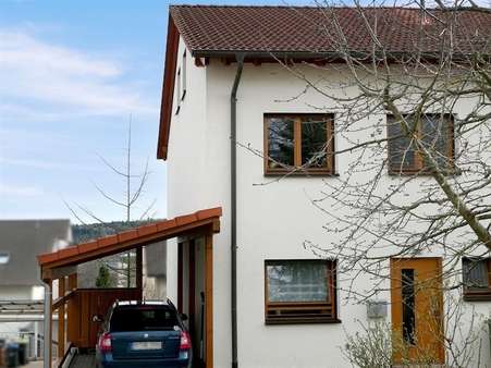 Hausansicht - Doppelhaushälfte in 75217 Birkenfeld mit 144m² kaufen