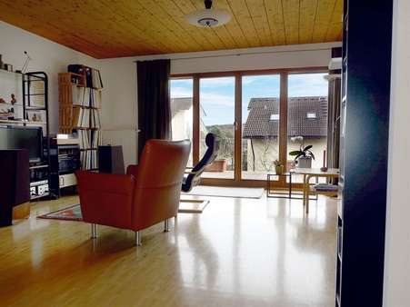 Wohnzimmer Ansicht 1 - Doppelhaushälfte in 75217 Birkenfeld mit 144m² kaufen