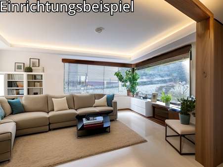 KI Visualisierung Wohnzimmer KI Visualisierung Wohnzimmer - Einfamilienhaus in 75180 Pforzheim mit 140m² kaufen