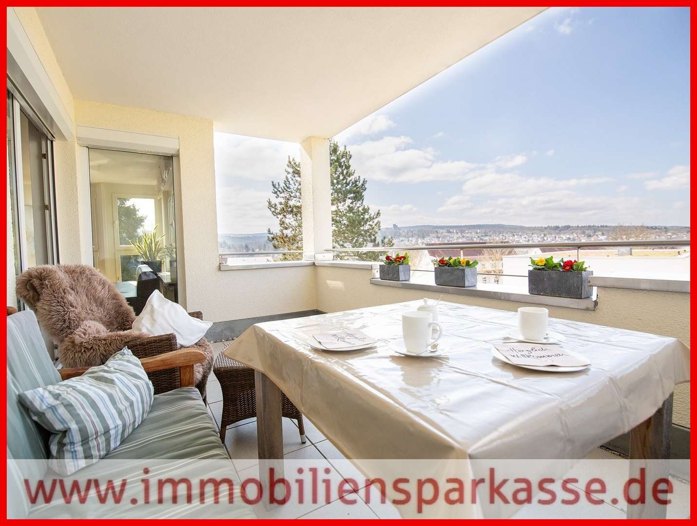 Panoramablick Panoramablick - Etagenwohnung in 75173 Pforzheim, Südweststadt mit 131m² kaufen