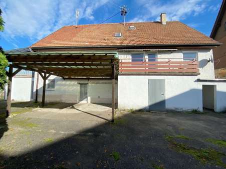 Carport / künftiger Garten - Einfamilienhaus in 75394 Oberreichenbach mit 154m² kaufen
