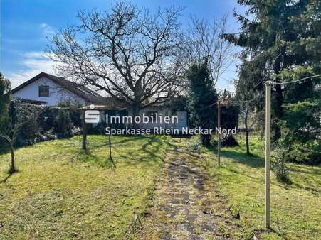 Garten mit Rasenfläche oder Bauland Garten mit Rasenfläche oder Bauland - Doppelhaushälfte in 68307 Mannheim mit 120m² kaufen