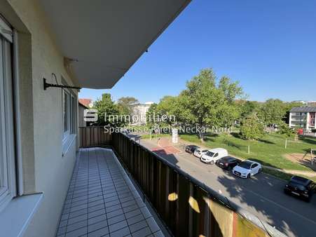 Balkon mit Ausblick in den Park Balkon mit Ausblick in den Park - Etagenwohnung in 68199 Mannheim mit 50m² kaufen
