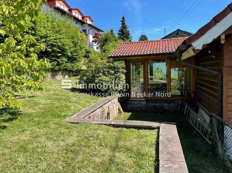 Gartenansicht mit Wintergarten Gartenansicht mit Wintergarten - Einfamilienhaus in 69259 Wilhelmsfeld mit 183m² kaufen