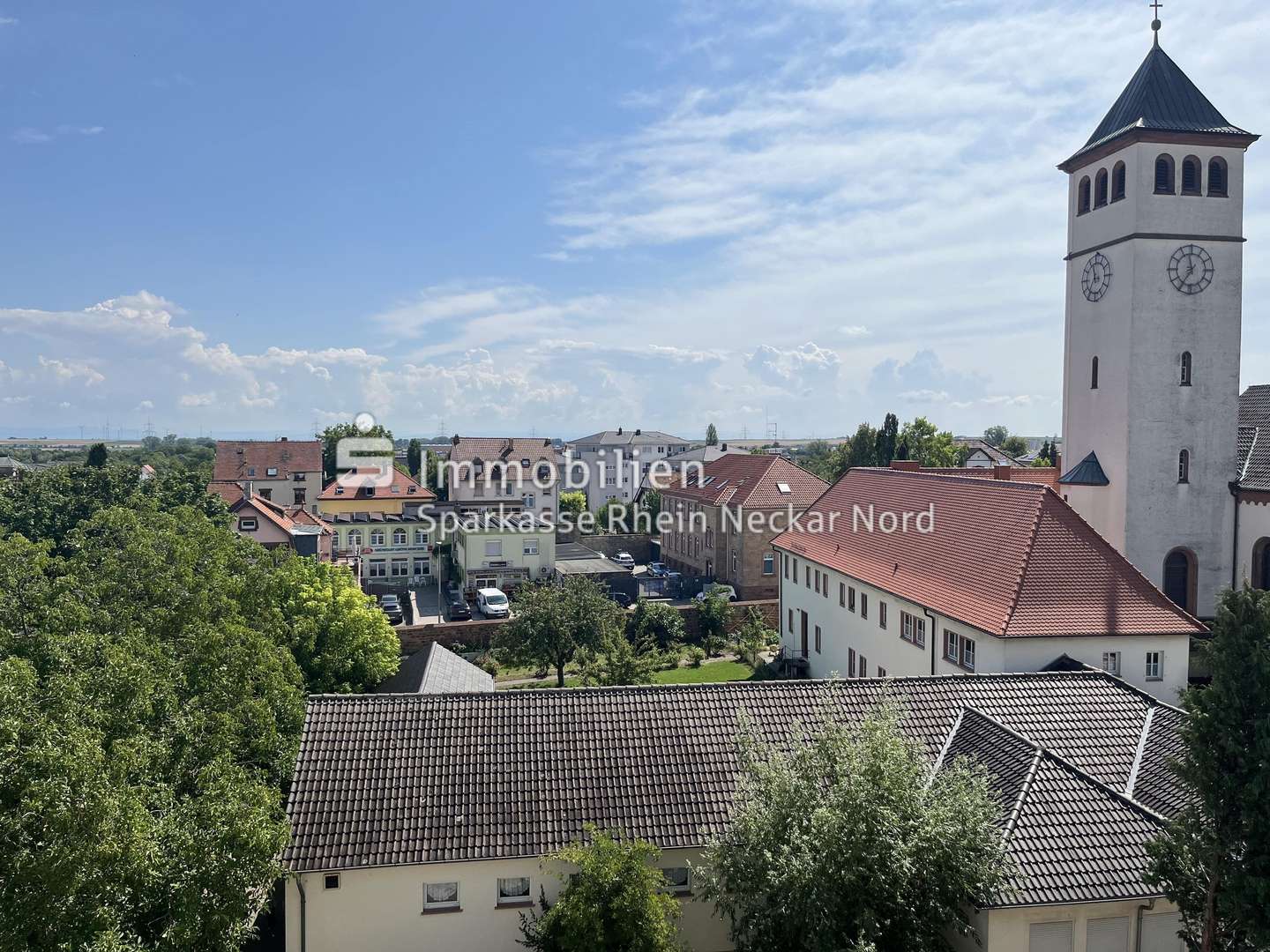 Blick vom Balkon - Penthouse-Wohnung in 67269 Grünstadt mit 171m² kaufen