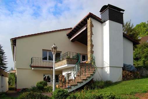 Terrasse mit Kamin - Einfamilienhaus in 69181 Leimen mit 208m² kaufen