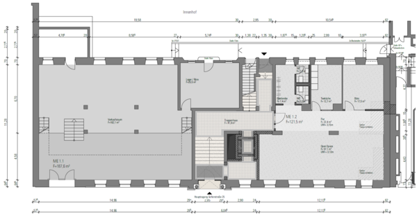 EG ohne Treppen EG ohne Treppen - Bürofläche in 69115 Heidelberg mit 510m² mieten