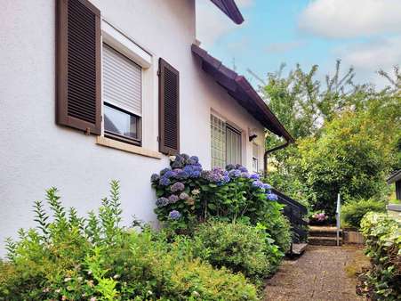 Hausansicht Eingangsbereich Hausansicht Eingangsbereich - Einfamilienhaus in 74934 Reichartshausen mit 137m² kaufen
