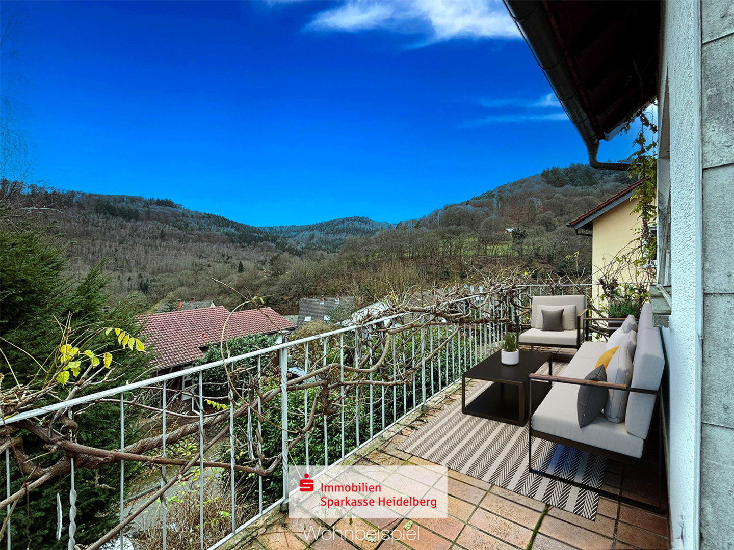 Balkon-Wohnbeispiel - Einfamilienhaus in 69118 Heidelberg mit 207m² kaufen