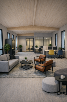 Möblierungsbeispiel Möblierungsbeispiel - Bürofläche in 69115 Heidelberg mit 160m² mieten