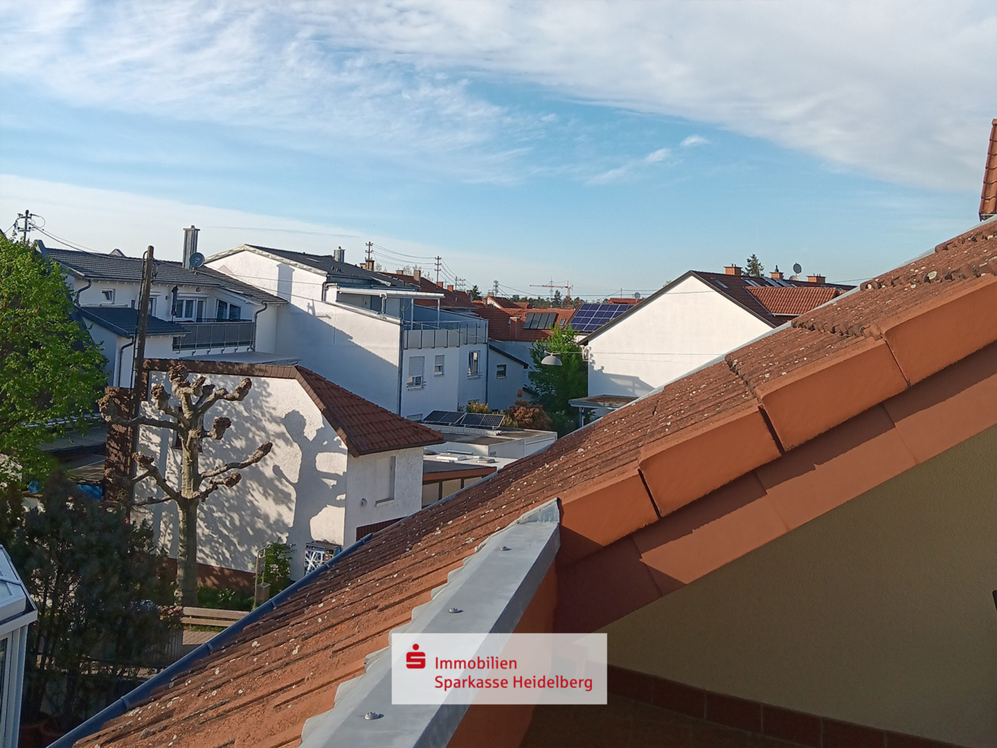 Blick Dachterrasse - Maisonette-Wohnung in 69190 Walldorf mit 117m² kaufen