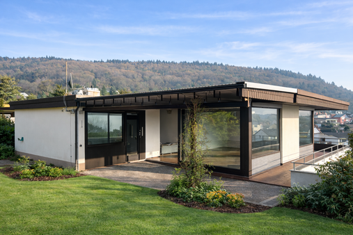 HAUSANSICHT - BEISPIEL GARTEN - KI GENERIERT - Zweifamilienhaus in 69118 Heidelberg mit 220m² kaufen