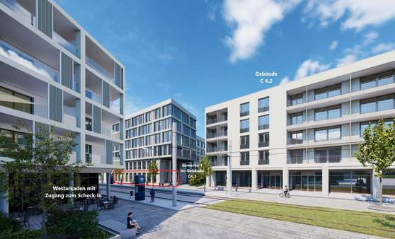 Ansicht Galileistraße - Ladenlokal in 69115 Heidelberg mit 347m² mieten