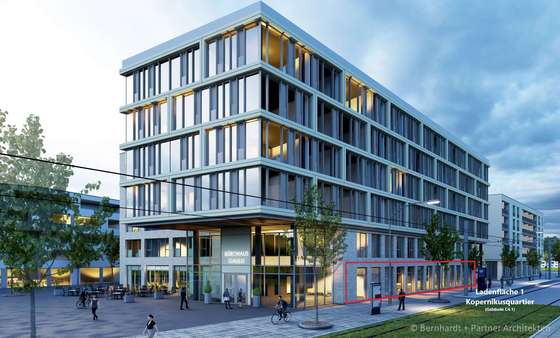 Ansicht Galileistraße - Ladenlokal in 69115 Heidelberg mit 347m² mieten