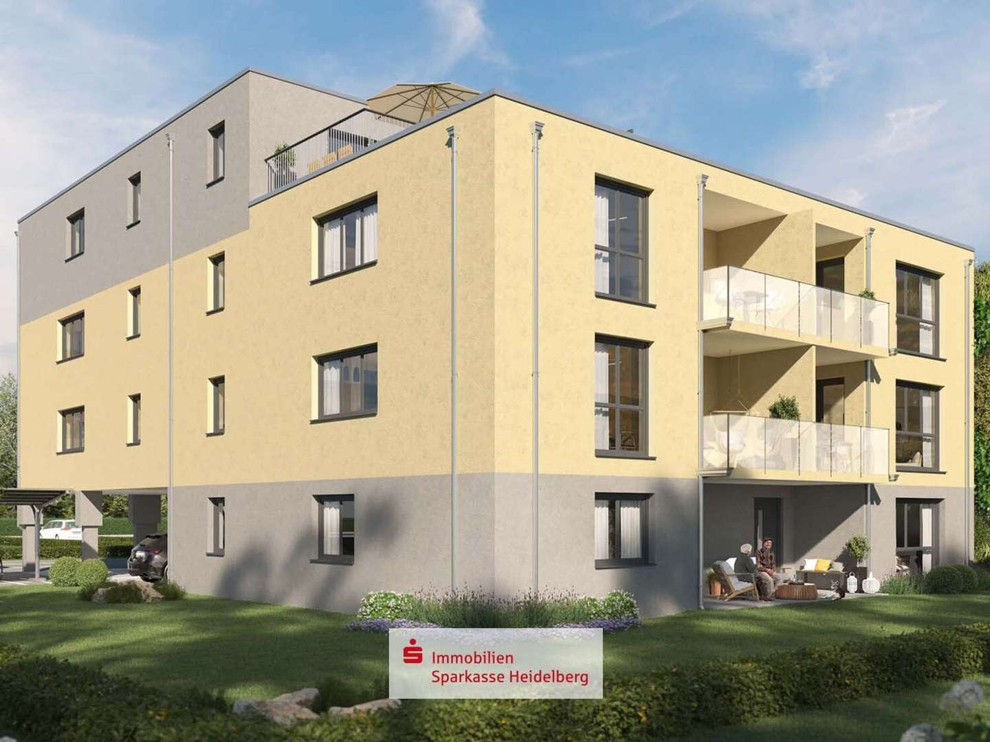 Ansicht Ansicht - Erdgeschosswohnung in 74909 Meckesheim mit 88m² kaufen