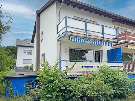 Rückansicht Rückansicht - Doppelhaushälfte in 69226 Nußloch mit 77m² kaufen
