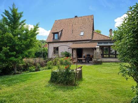 Gartenansicht - (KI) Gartenansicht - (KI) - Einfamilienhaus in 69168 Wiesloch mit 118m² kaufen