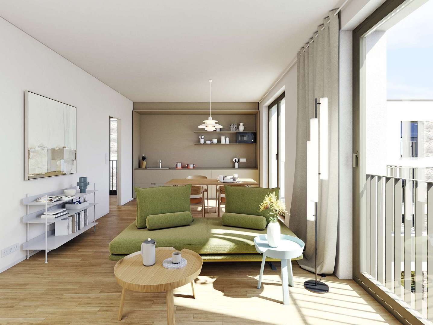 Beispiel - Innenvisualisierung - Etagenwohnung in 69115 Heidelberg mit 52m² kaufen