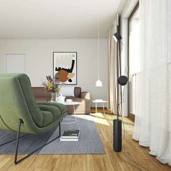 Beispiel - Innenvisualisierung - Etagenwohnung in 69115 Heidelberg mit 94m² kaufen