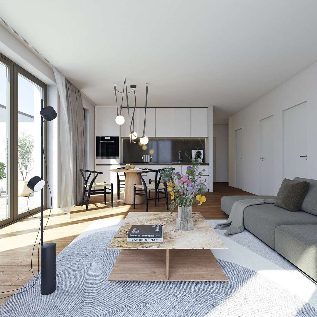 Beispiel - Innenvisualisierung - Etagenwohnung in 69115 Heidelberg mit 94m² kaufen