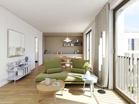 Beispiel - Innenvisualisierung Beispiel - Innenvisualisierung - Etagenwohnung in 69115 Heidelberg mit 43m² kaufen