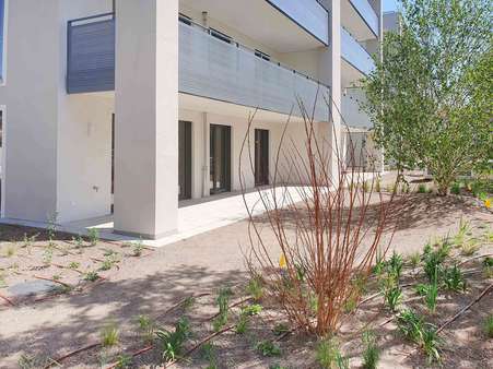 Terrasse & Garten - Erdgeschosswohnung in 68782 Brühl mit 102m² kaufen