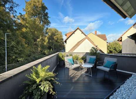 Dachterrasse - (KI generiert) - Einfamilienhaus in 68723 Schwetzingen mit 149m² kaufen