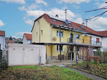 Rückansicht - Zweifamilienhaus in 69168 Wiesloch mit 102m² kaufen