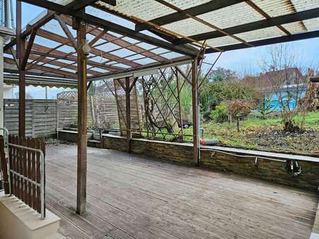 Terrasse - Zweifamilienhaus in 69168 Wiesloch mit 102m² kaufen