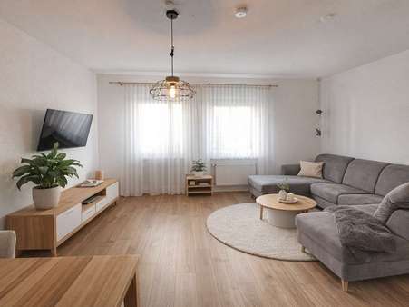 Wohnen, Einrichtungsbeispiel (KI-generiert) - Etagenwohnung in 69245 Bammental mit 86m² kaufen